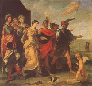 Guido Reni The Abduction of Helen (mk05) Spain oil painting art